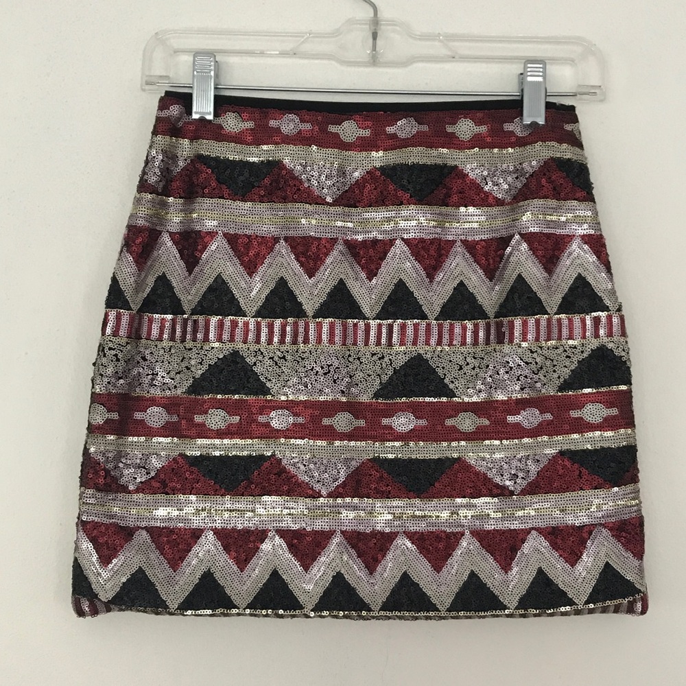 Pink Martini sequin mini skirt