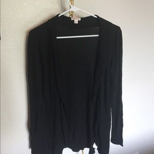 Black cardigan
