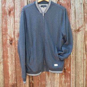 Bomber style Zip Up Sweater by Five Four