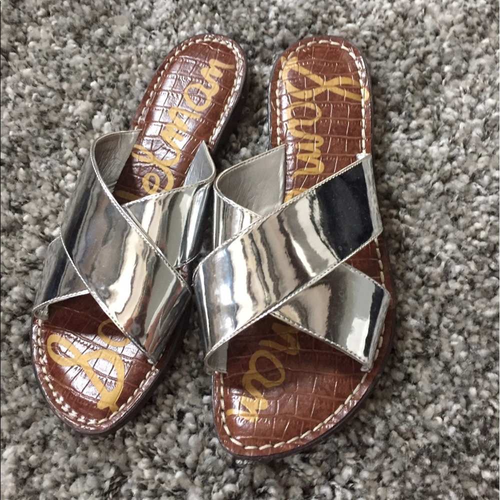 Worn Once SE Silver Sandals
