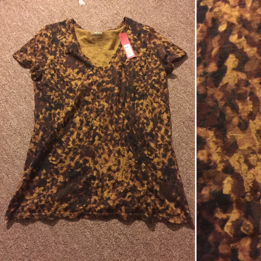Leopard tee. Never worn.