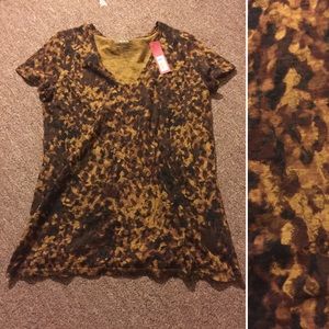 Leopard tee. Never worn.