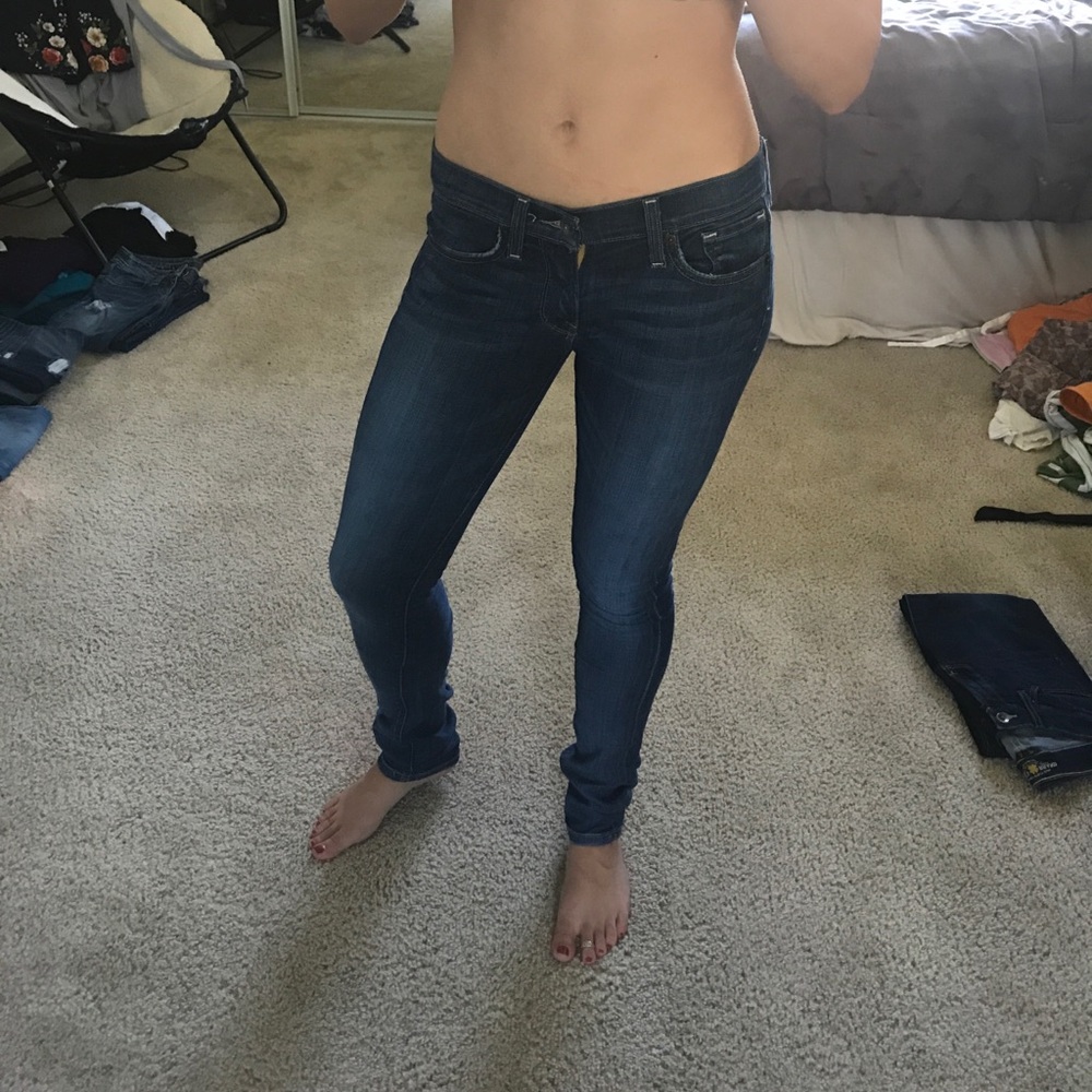 Lucky Brand Charlie Skinny Medium Wash Size 26