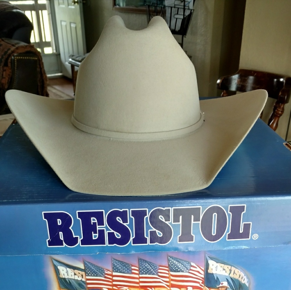 Resistol Silver Belly Cowboy Hat - Picture 3 of 3