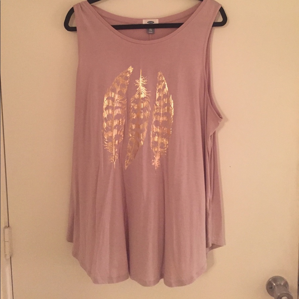 Gold feather tank