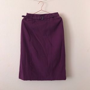 New York and Company purple skirt
