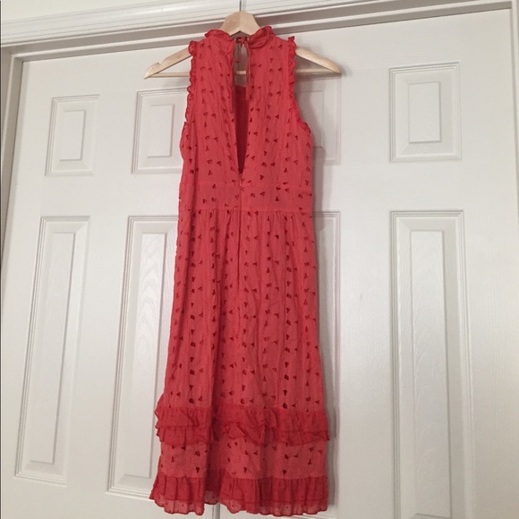 J Crew salmon color summer dress in size 4. - Picture 2 of 6