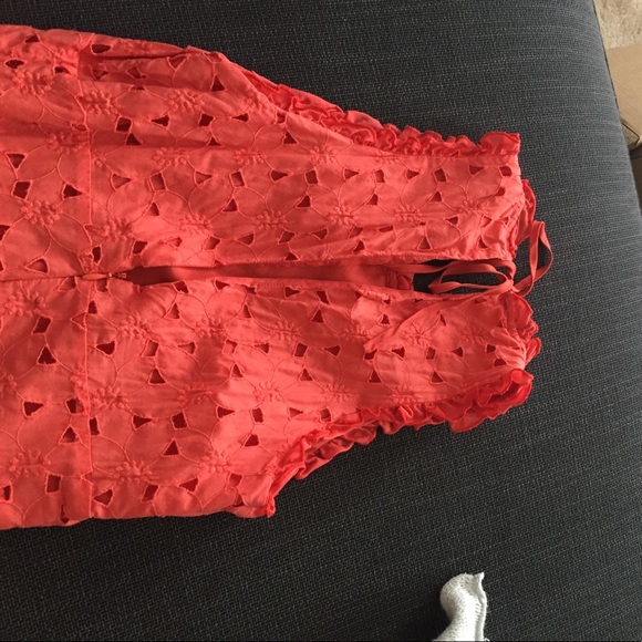 J Crew salmon color summer dress in size 4. - Picture 3 of 6