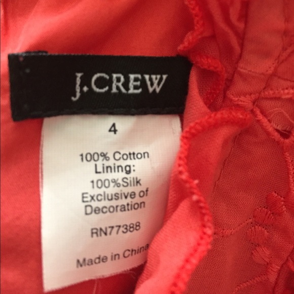 J Crew salmon color summer dress in size 4. - Picture 6 of 6