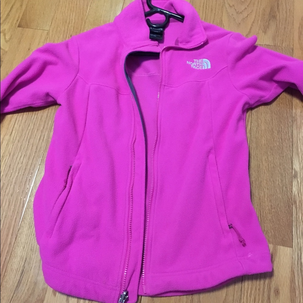 Fleece north face jacket NWOT