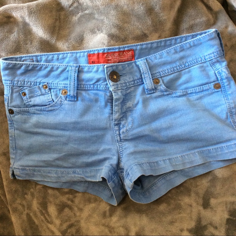 Light Blue Guess Shorts