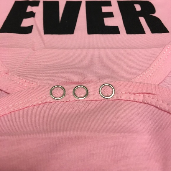 LAST ONE 12mos. 🎉3x HP🎉 baby girl pink bodysuit - Picture 4 of 4