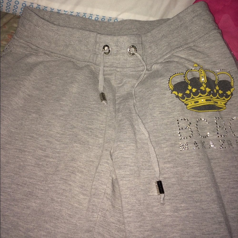 BCBG Max Azria Gray Sweatpants/Joggers