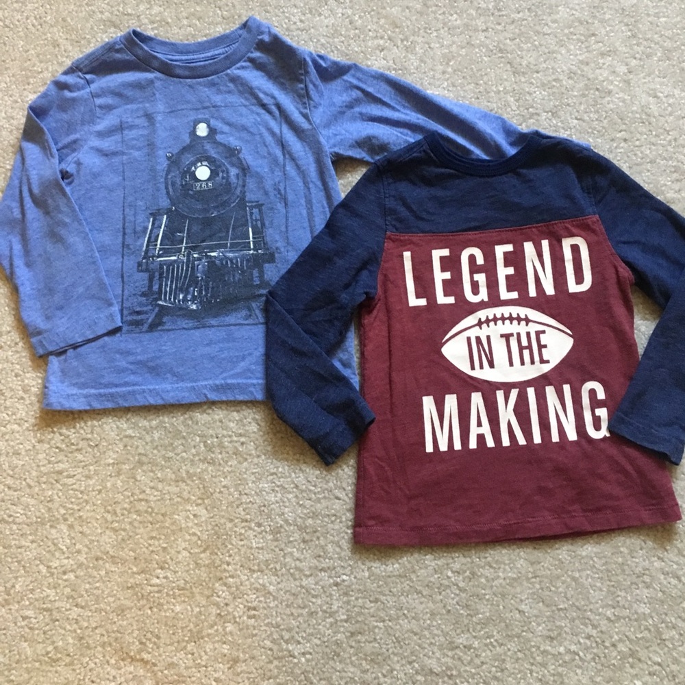 2 boys long sleeve t shirts