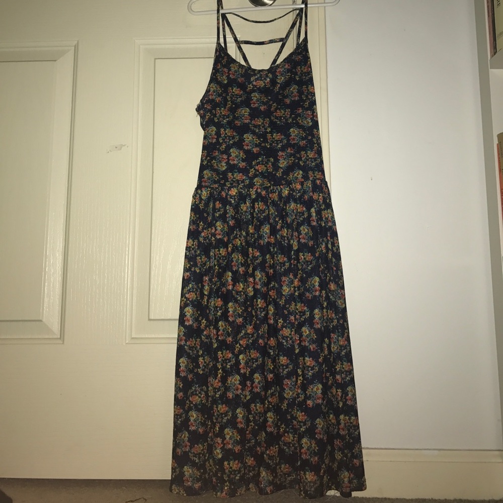 Sundress with flower pattern