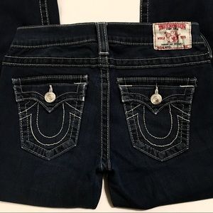 True Religion Dark Wash Skinny Jeans