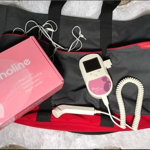 Large Skip Hop Baby Diaper tote Bag Red & Gray