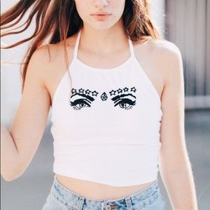NWOT Brandy Melville Starry Eyes Sachi Halter
