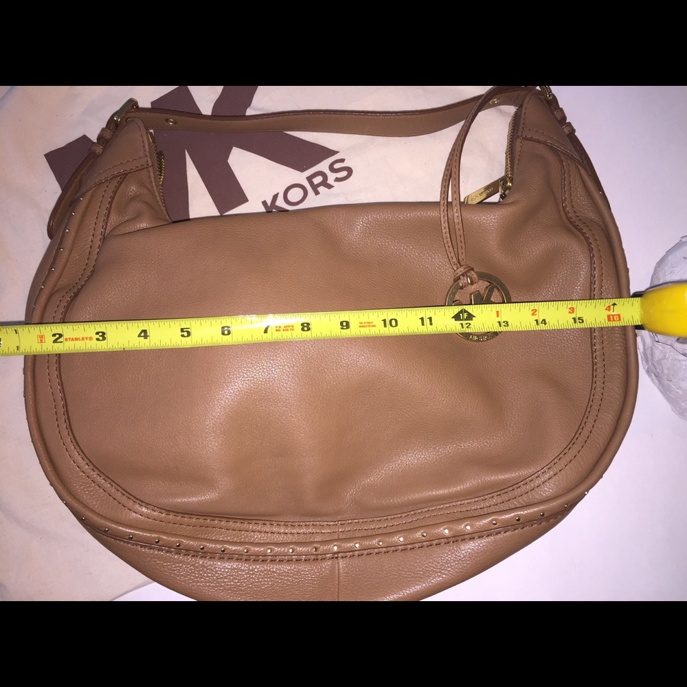 **AUTHENTIC** Michael Kors saddle bag purse - Picture 6 of 8