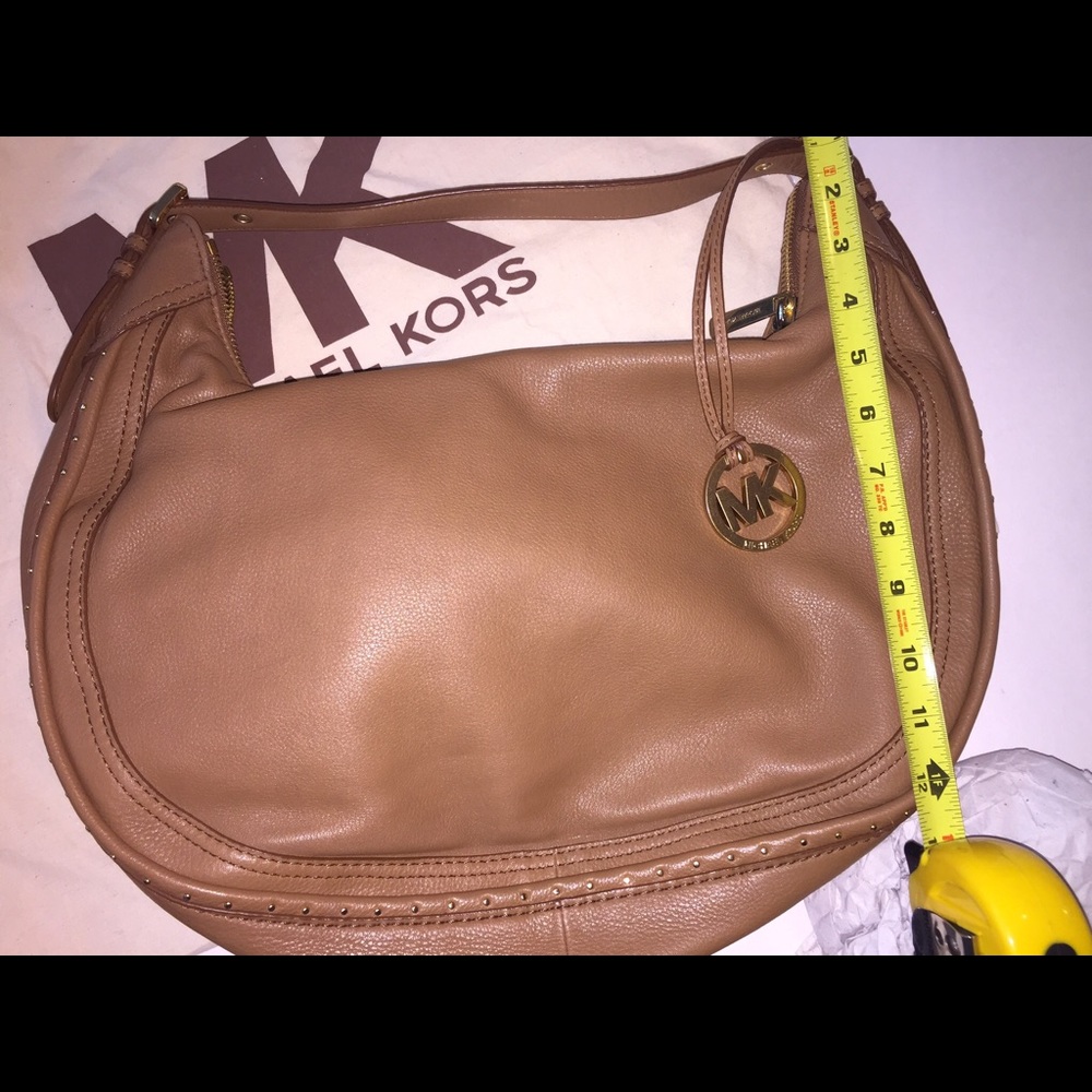**AUTHENTIC** Michael Kors saddle bag purse - Picture 7 of 8