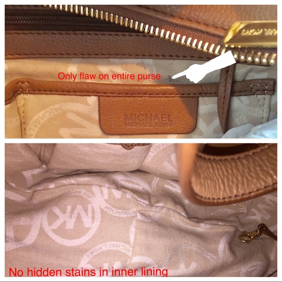 **AUTHENTIC** Michael Kors saddle bag purse - Picture 8 of 8