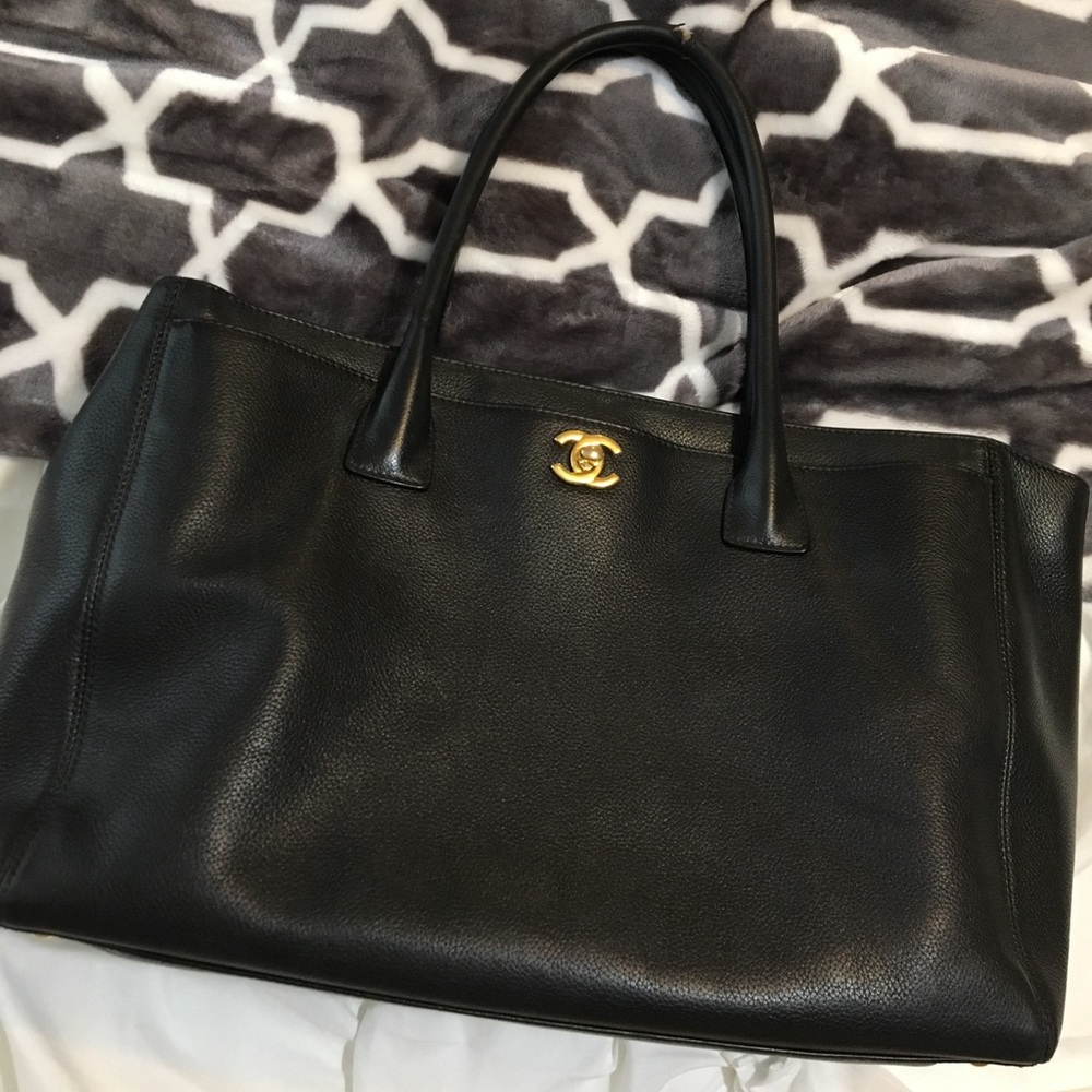 Authentic Chanel Calfskin Executive Bag
