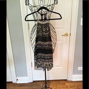 Black and white romper