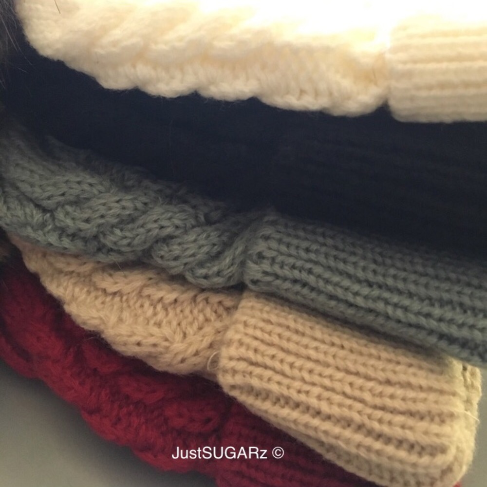 🎉2x HP🎉 NB baby pom knitted beanie - Picture 4 of 6