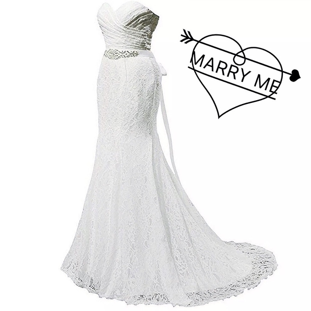 Plus/Regular Classic Mermaid Wedding Dress, 2-22W