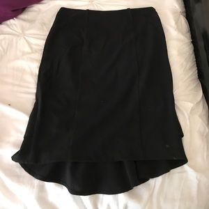 Black pencil skirt