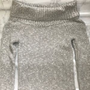 Off-shoulder Knit Sweater