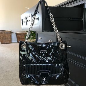 COACH quilted tote bag