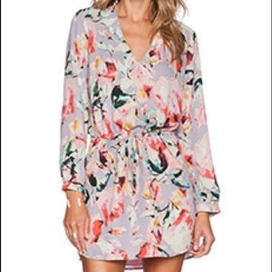 Eight Sixty floral shirt dress