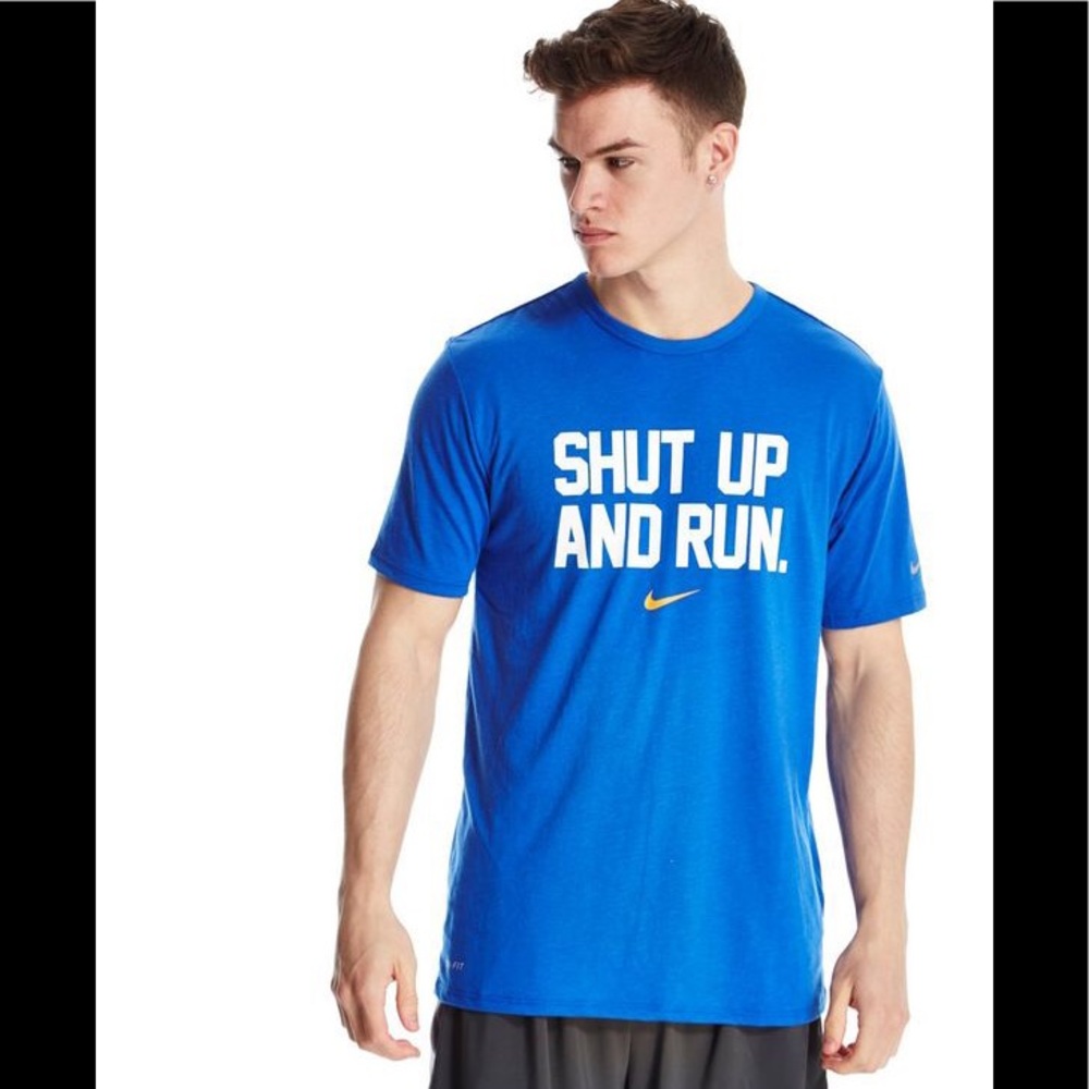Nike blue tee