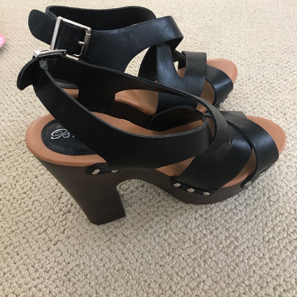 Black heels