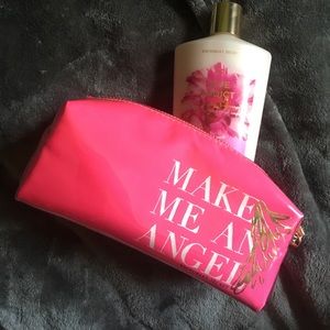 vs makeup bag & lotion bundle
