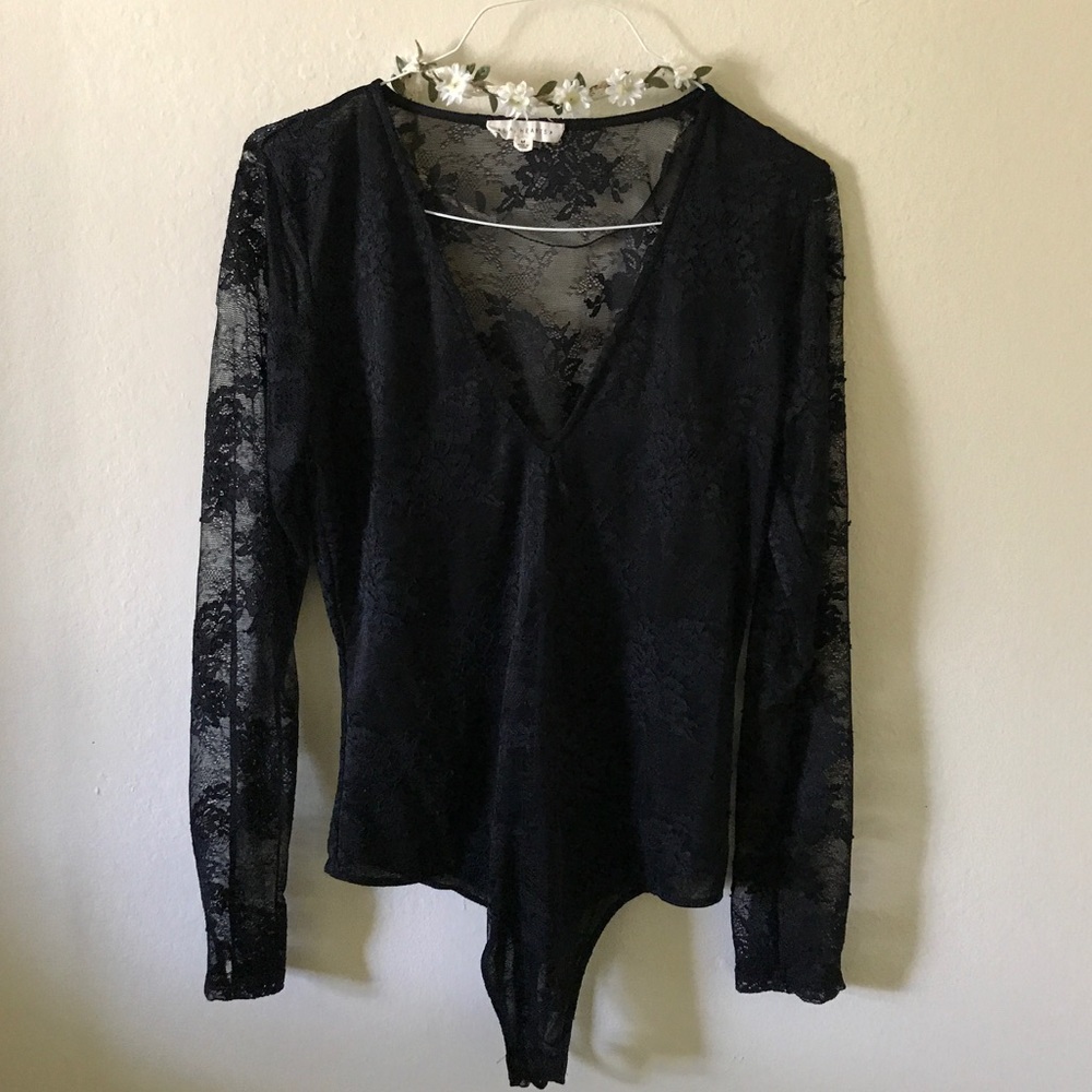 Black Lace Bodysuit