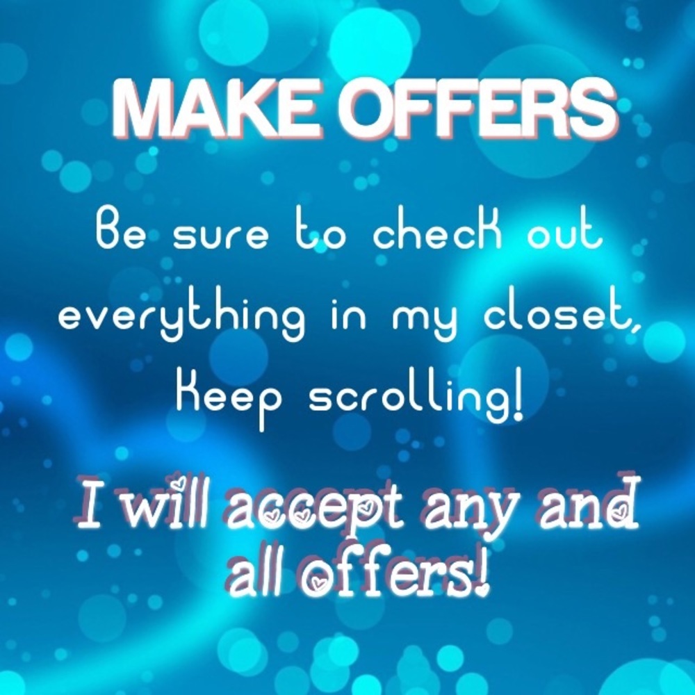 💕Make offers💕