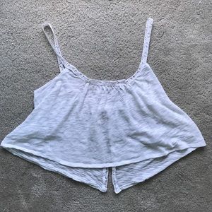 White Tank with lace detailing