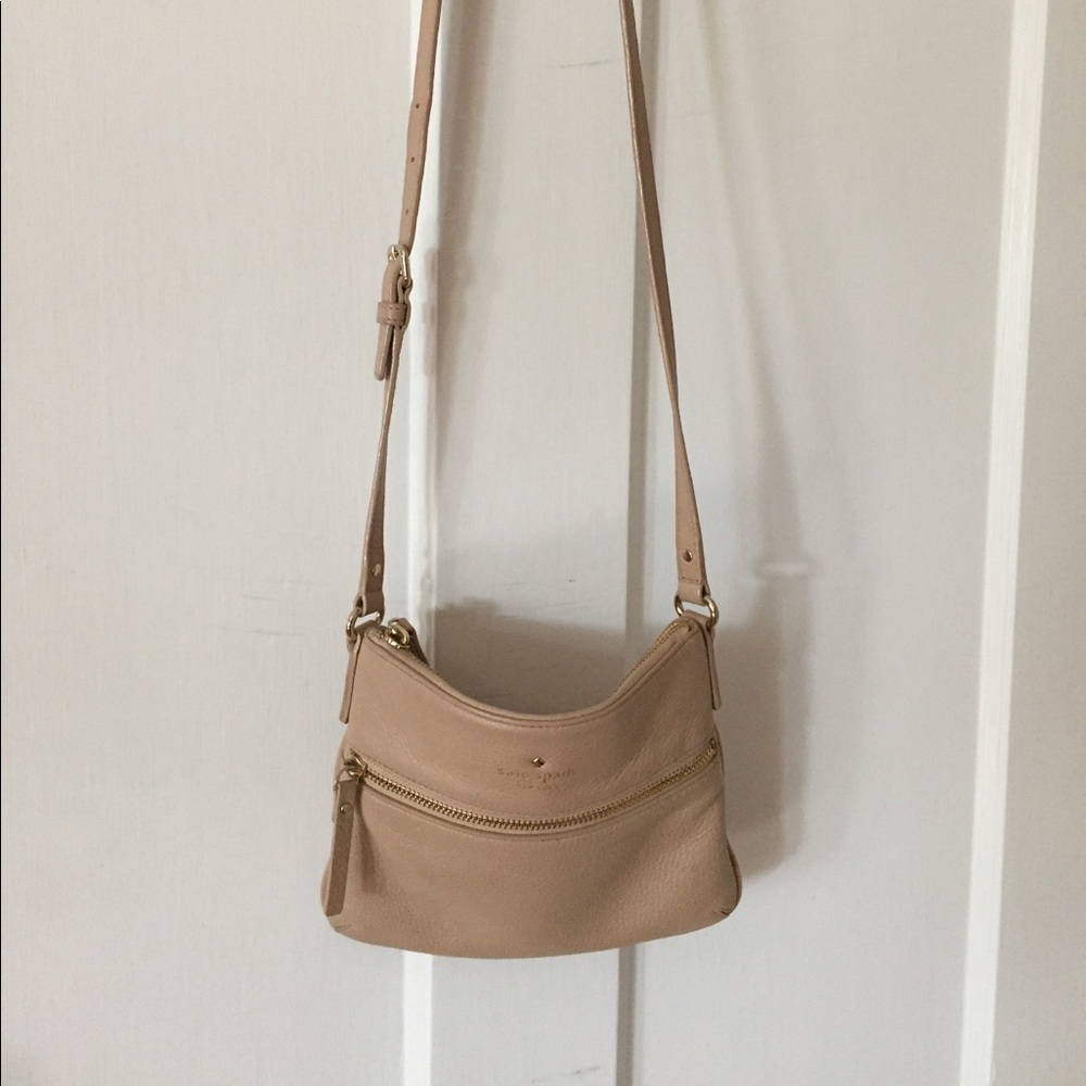 Kate Spade Tan Tenely Cobblestone Cross Body