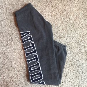Brand new gray sweats.