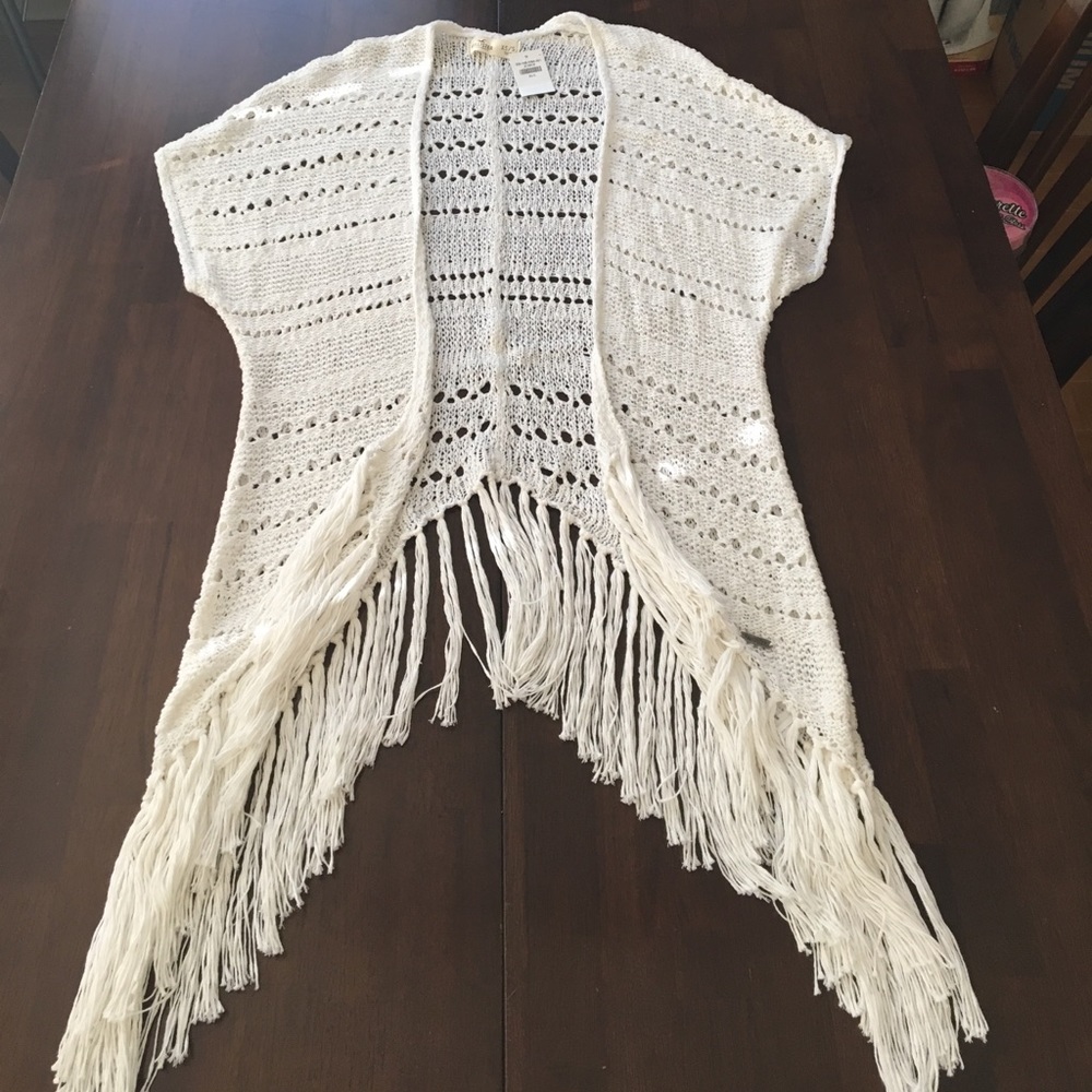 Hollister Crochet Sweater