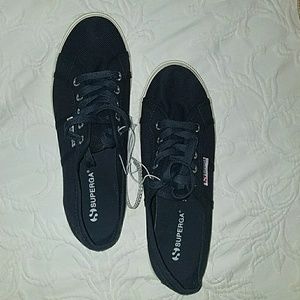 Superga Navy Size 8.5 W