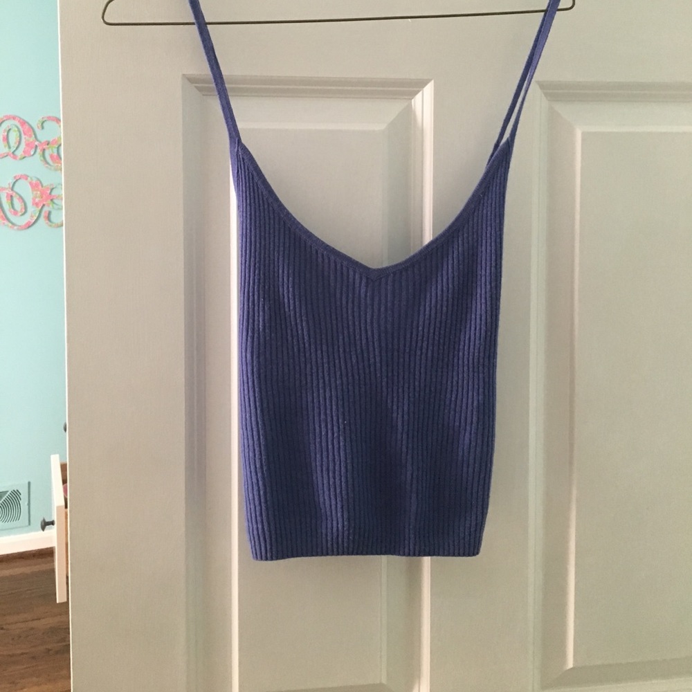 kendall and kylie blue crop top