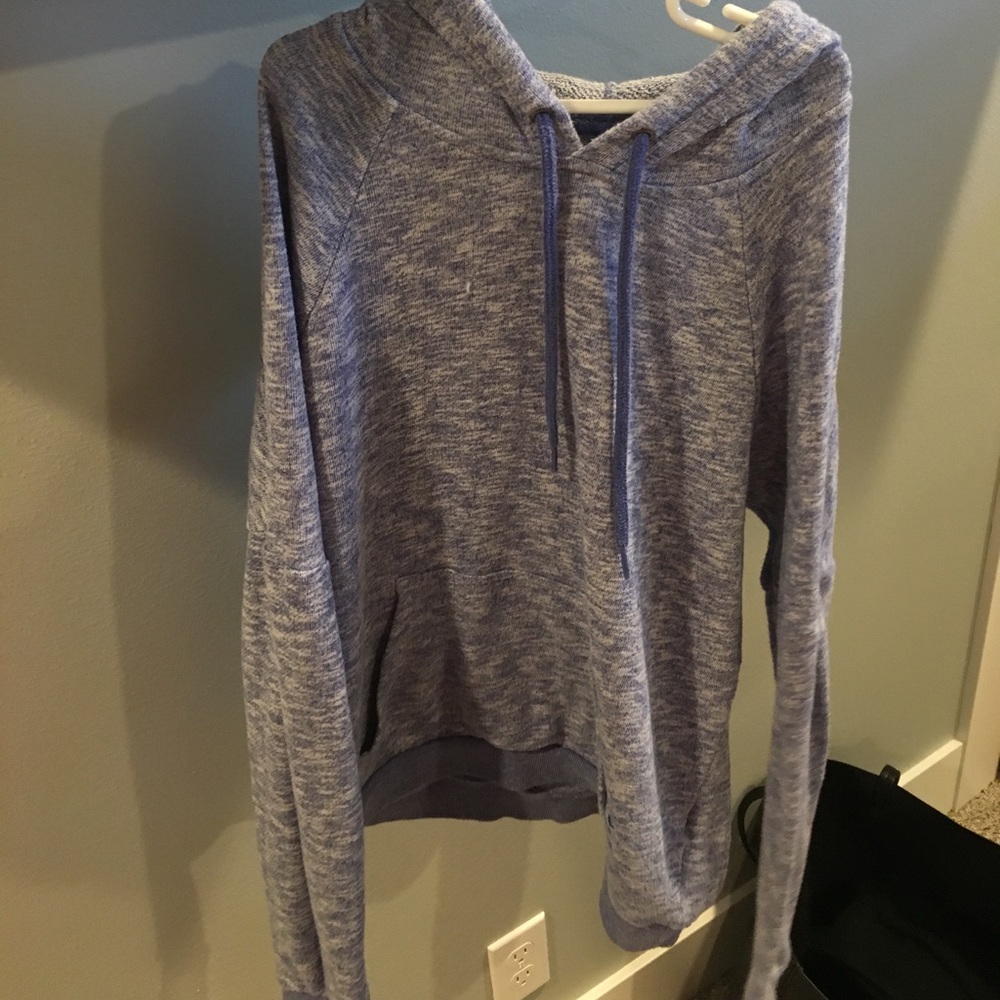 A pullover sweatshirt
