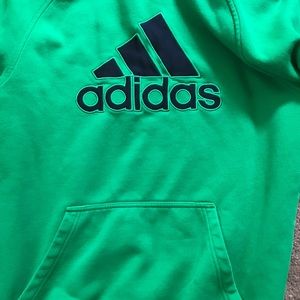 Green hoodie