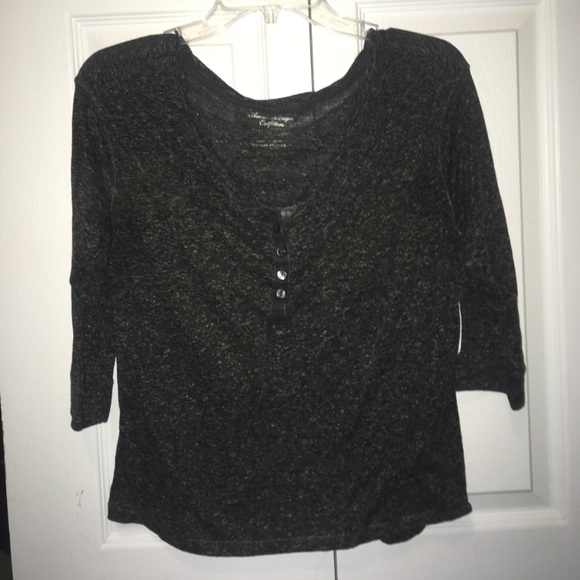 American Eagle Henley Top {Feather Light} - Picture 1 of 2