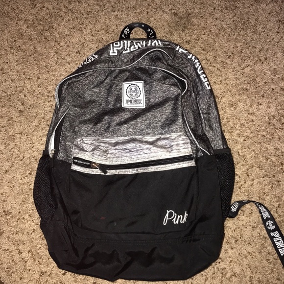 PINK Victoria's Secret Handbags - vs pink black and gray backpack