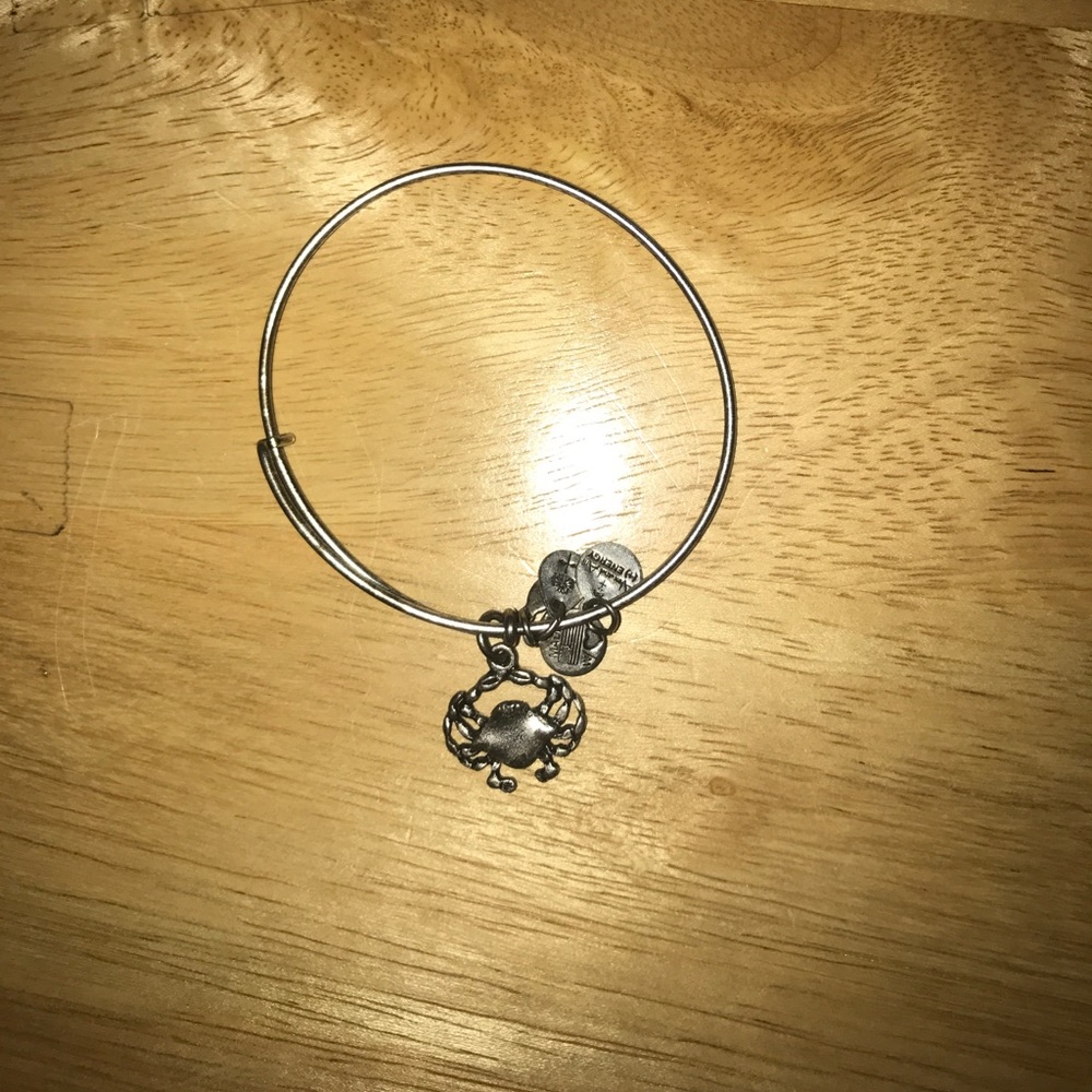 Alex and Ani Crab Charm Bangle