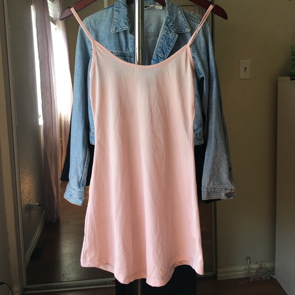 Wet Seal Dresses & Skirts - Wet Seal Pink Slip Dress